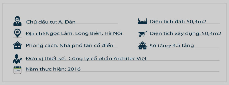 Thông tin cơ bản về công trình mẫu nhà phố 4x12m mẫu nhà phố 4x12m