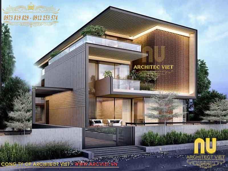 Phối cảnh mẫu thiết kế nhà 8m x 15m - View 2 thiết kế nhà 8m x 15m