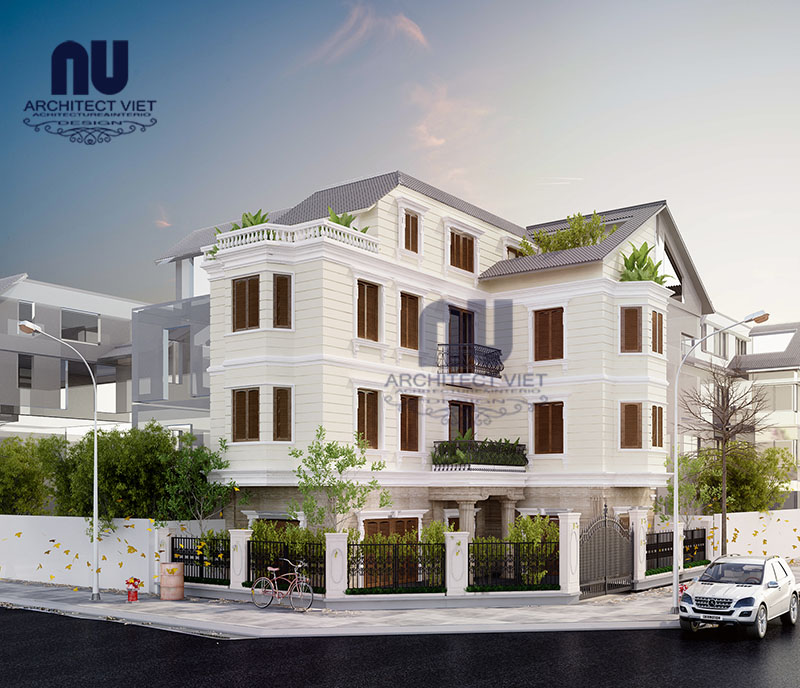 biệt thự 12x16m 3 tầng 1 tum tân cổ điển 3 biệt thự 12x16m 3 tầng 1 tum tân cổ điển 3
