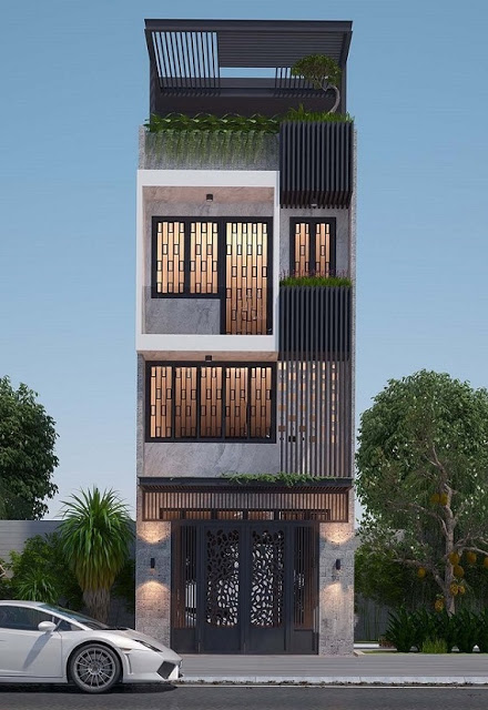 Gợi ý mẫu thiết kế nhà 183m2 đẹp hiện đại chi phí 700 triệu. 700tr xây nhà gì?