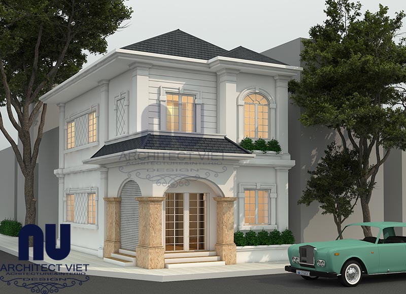 thiết kế biệt thự tân cổ điển