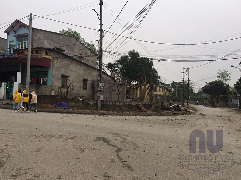 Khung cảnh mảnh đất được gia định lựa chọn xây dựng