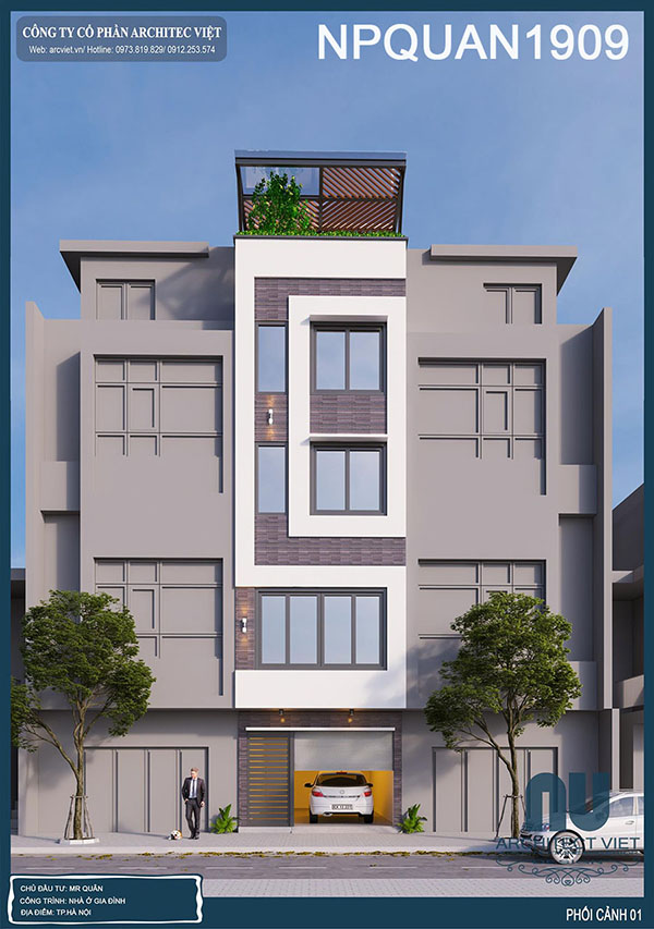 Nhà phố hiện đại