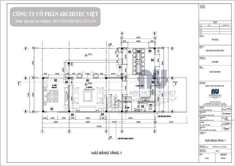 công năng sử dụng của căn biệt thự