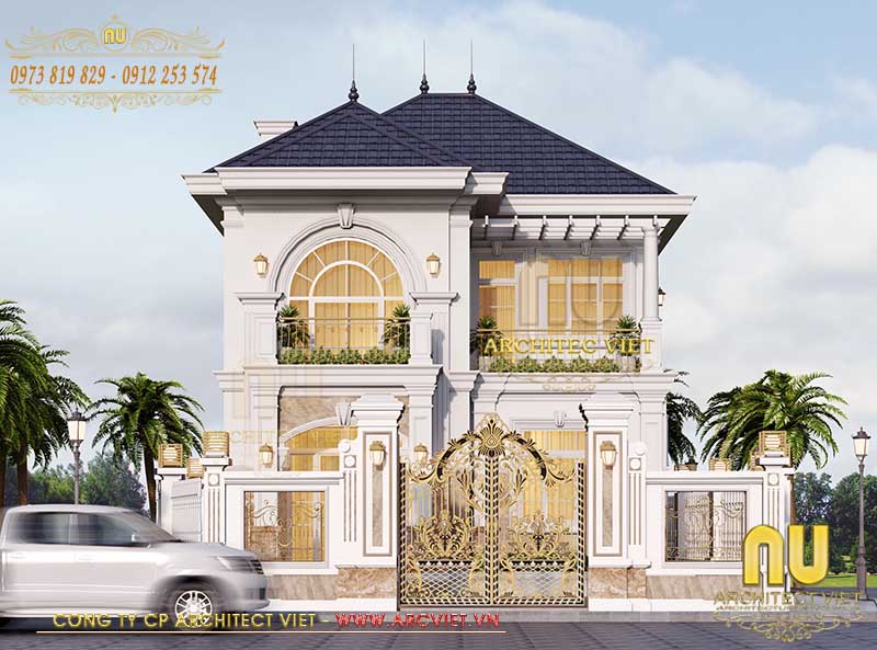 mẫu nhà biệt thự 2 tầng tân cổ điển biet-thu-2-tang-tan-co-dien