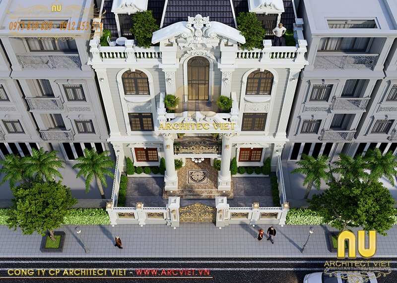 Thiết kế biệt thự 3 tầng diện tích 120m2 đẹp biệt thự 3 tầng diện tích 120m2