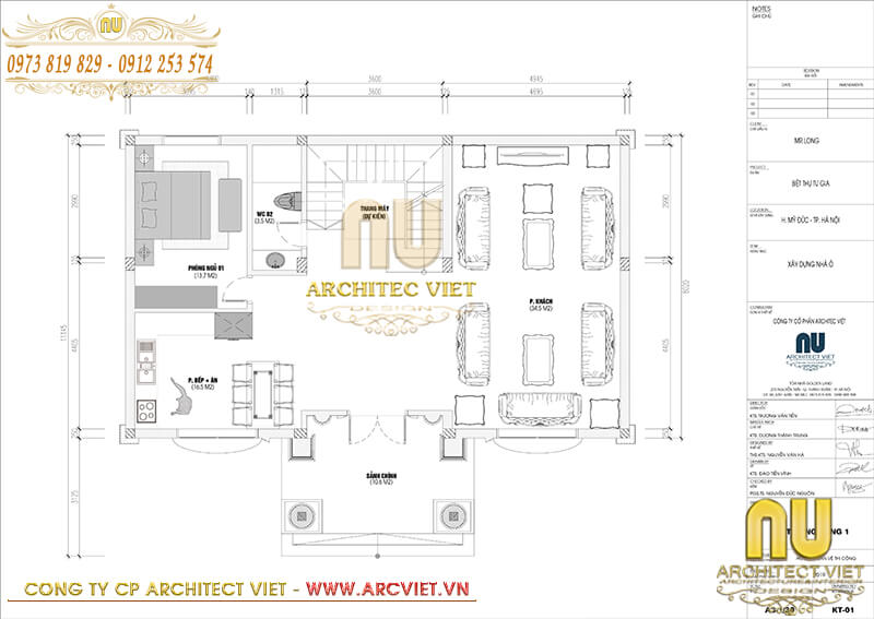 Công năng biệt thự 3 tầng diện tích 120m2 tiện nghi biệt thự 3 tầng diện tích 120m2