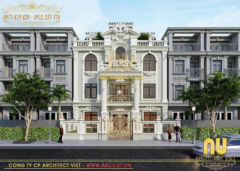 Thiết kế biệt thự 3 tầng diện tích 120m2 đẹp biệt thự 3 tầng diện tích 120m2