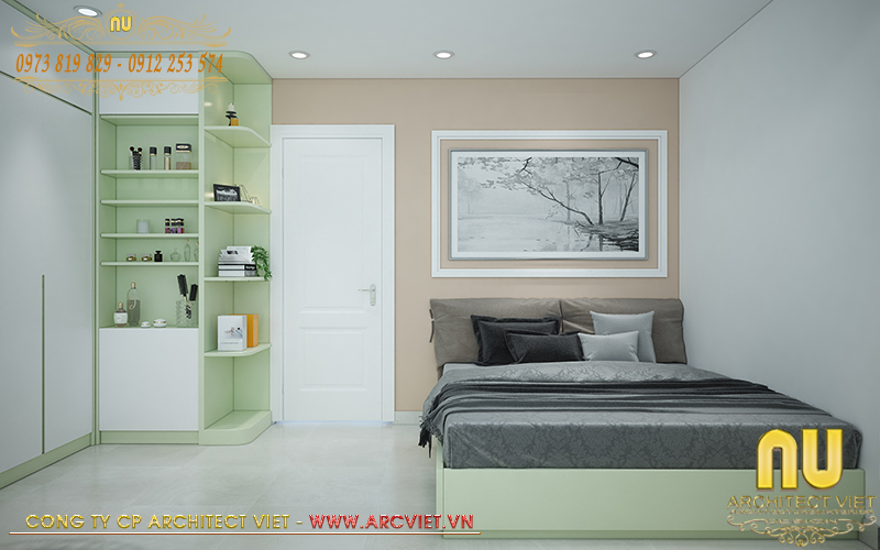 Xây nhà 2 tầng diện tích 5x16m - phòng ngủ con xây nhà 2 tầng diện tích 5x16m