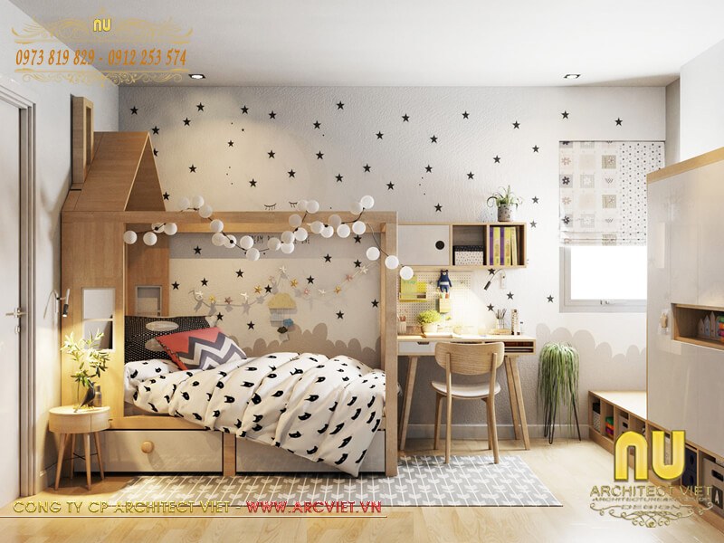 Thiết kế nội thất phòng ngủ mẫu nhà 2 tầng hiện đại đẹp tiện nghi và thoải mái mẫu nhà 2 tầng hiện đại đẹp