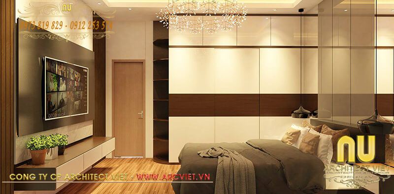 Thiết kế nội thất nhà ống rộng 6m dài 18m - phòng ngủ con trai nhà ống rộng 6m