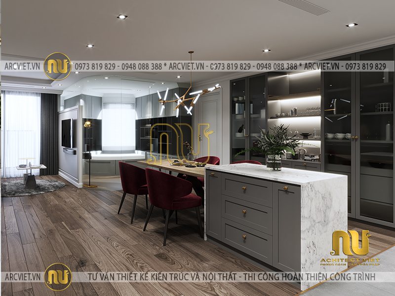 Nội thất trong mẫu thiết kế biệt thự 10x16 thiết kế biệt thự 10x16