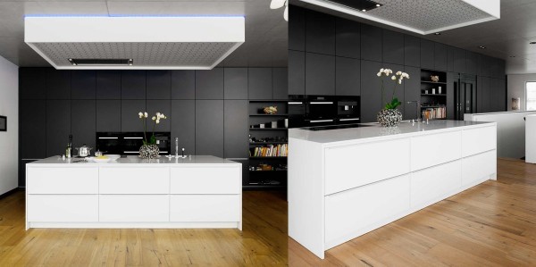 thiết kế nội thất phòng bếp với tone màu đen trắng 23 thiết kế nội thất phòng bếp với tone màu đen trắng 23