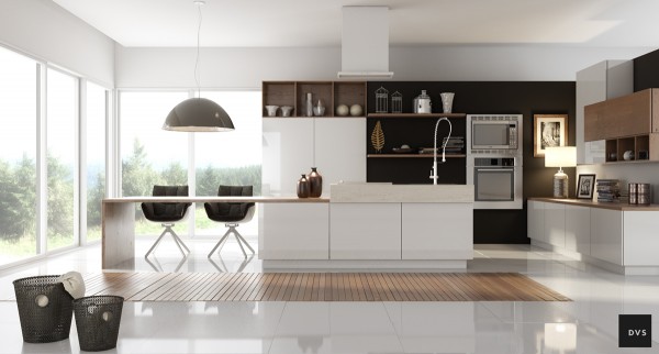 thiết kế nội thất phòng bếp với tone màu đen trắng 7 thiết kế nội thất phòng bếp với tone màu đen trắng 7