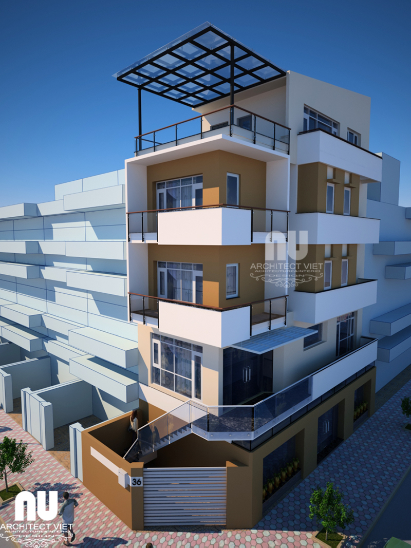 Hình ảnh nhà phố 8x15m kết hợp kinh doanh tại Linh Đàm