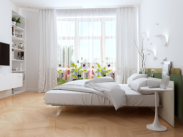 thiết kế nội thất phòng ngủ lãng mạn cho vợ chồng mới cưới 11 thiết kế nội thất phòng ngủ lãng mạn cho vợ chồng mới cưới 11