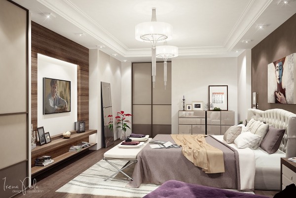 thiết kế nội thất phòng ngủ lãng mạn cho vợ chồng mới cưới 3 thiết kế nội thất phòng ngủ lãng mạn cho vợ chồng mới cưới 3