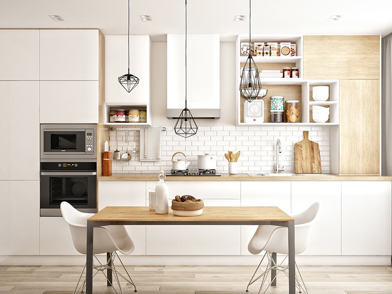 mẫu thiết kế nội thất phòng bếp theo phong cách scandinavian- 2 mẫu thiết kế nội thất phòng bếp theo phong cách scandinavian- 2