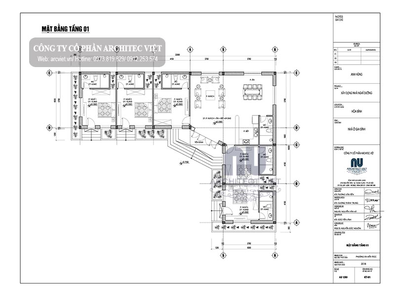 biệt thự 1 tầng kiểu Pháp với công năng tiện nghi công năng biệt thự 1 tầng 350m2