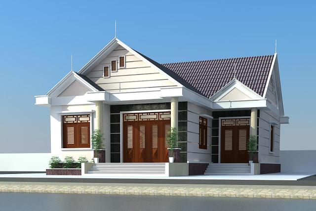 nhà cấp 4 120m2 mẫu nhà cấp 4 đẹp 120m2