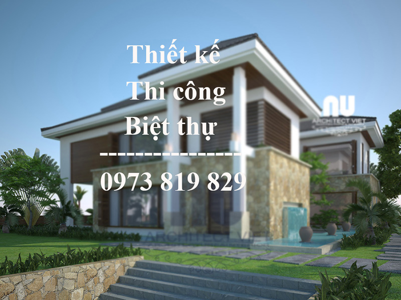 Thiết kế thi công biệt thự đẹp mẫu thiết kế biệt thự đẹp hiện đại 3 tầng 350m2 tại Khu đô thị Việt Hưng4