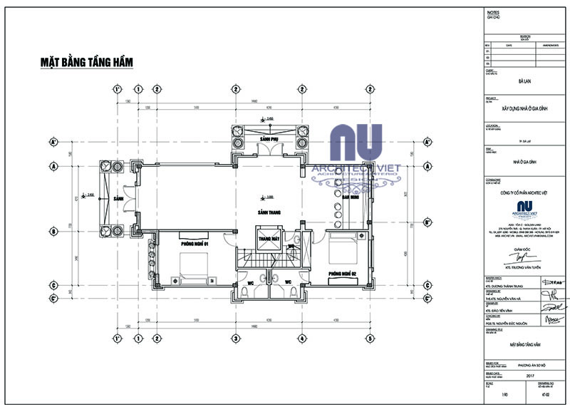 thiết kế biệt thự tân cổ điển 3 tầng đẹp diện tích 120m2 tại Đà Lạt