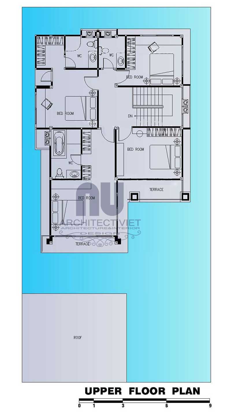 MB tầng 2 Biệt thụ 2 tầng 4 phòng ngủ có bể bơi ngoài trời