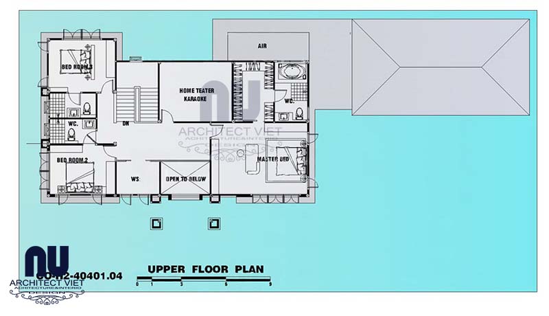 Mb tầng 2 ngôi nhà biệt thự đẹp 400m2 2 tầng 4 phòng ngủ