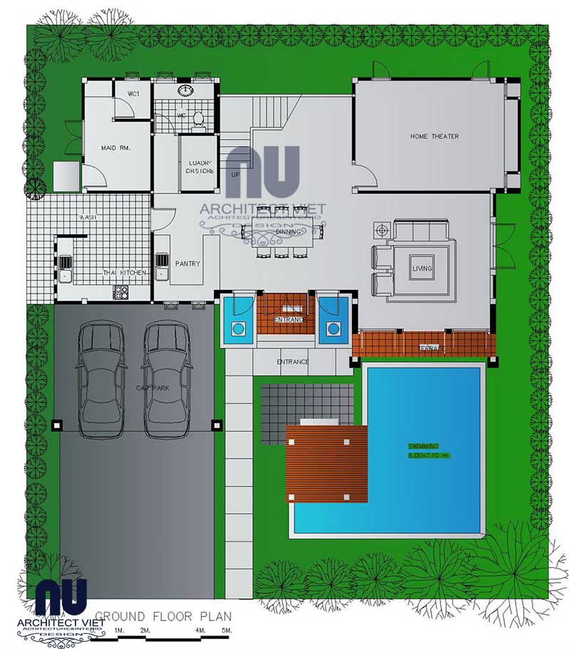biệt thự 309m2 2 tầng 2
