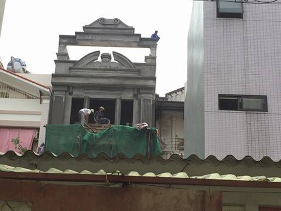 Chi tiết mái trong chi phí xây nhà ống 4 tầng