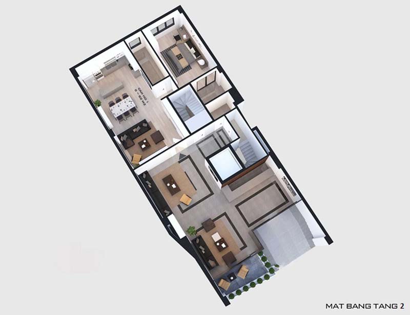 thiết kế nhà phố 5 tầng hiện đại 120m2 nhà phố 6x20m 5 tầng hiện đại 3