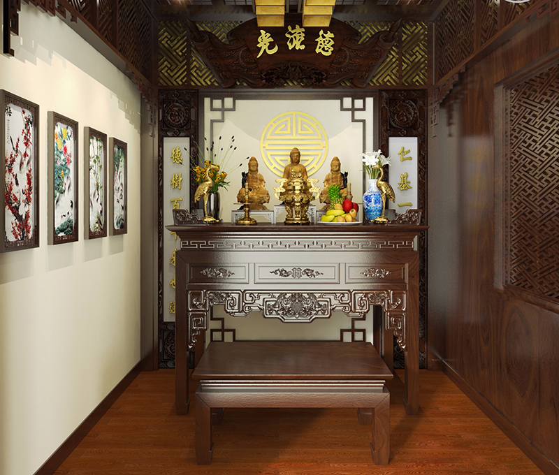 phòng thờ đẹp