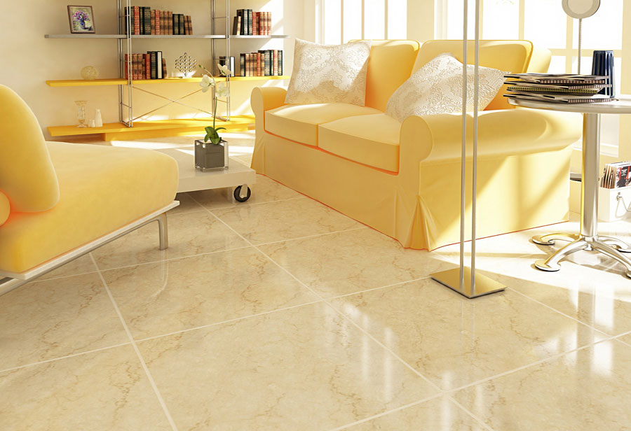 chọn màu đẹp cách phối gạch nền với màu tường
