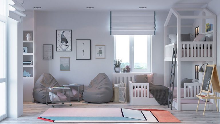 nội thất phòng ngủ cho trẻ mặt tiền 5m nội thất phòng ngủ cho trẻ