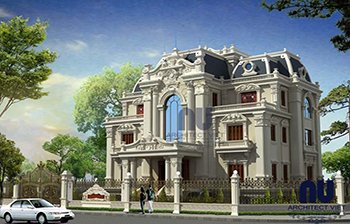 mẫu biệt thự cổ điển tại xa la Architectural Villa luxurious