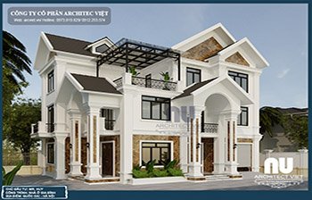 biệt thự 2 tầng tại quốc oai Architec Việt - Công ty cổ phần Architec Việt