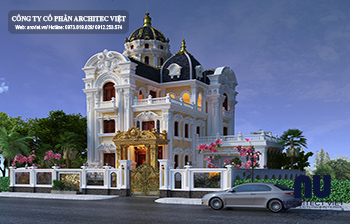 kiến trúc biệt thự cổ điển 170m2 kiến trúc biệt thự cổ điển 3 tầng 170m2