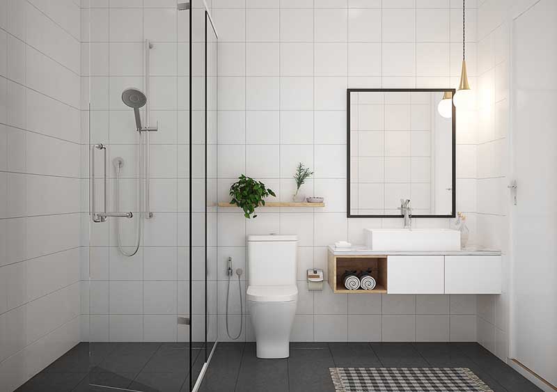 Thiết kế phòng tắm nhỏ không đơn thuần là về kiểu dáng và màu sắc. Đó là sự khéo léo trong việc sắp đặt các thiết bị để tận dụng không gian và làm cho không gian trở nên tiện nghi hơn. Hãy cùng xem những ý tưởng thiết kế phòng tắm nhỏ sáng tạo và đa dạng để biến không gian nhỏ bé của bạn thành một điểm nhấn đáng chú ý trong ngôi nhà của bạn.
