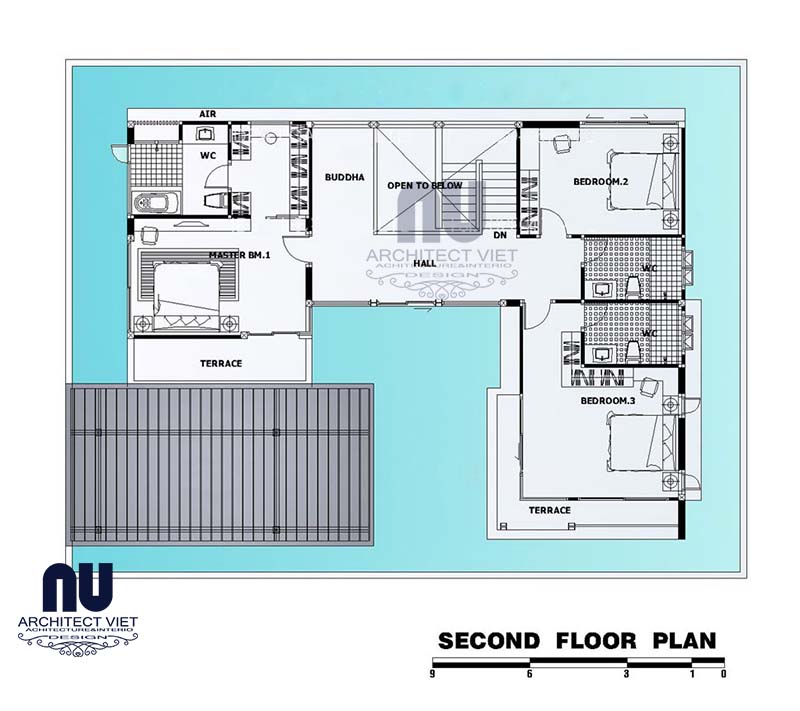 mẫu nhà đẹp công năng sử dụng tầng 2