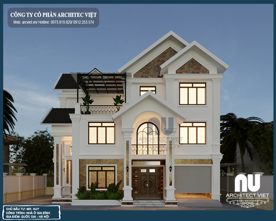thiết kế biệt thự đẹp 3 tầng mái thái 160m2 đẹp ý tưởng cho căn biệt thự đẹp 3 tầng mái thái 160m2