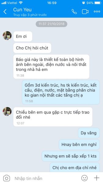 Yêu cầu thiết kế nhà