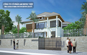 hình ảnh biệt thự hiện đại của gia đình Hải thiết kế biệt thự hiện đại 1152m2