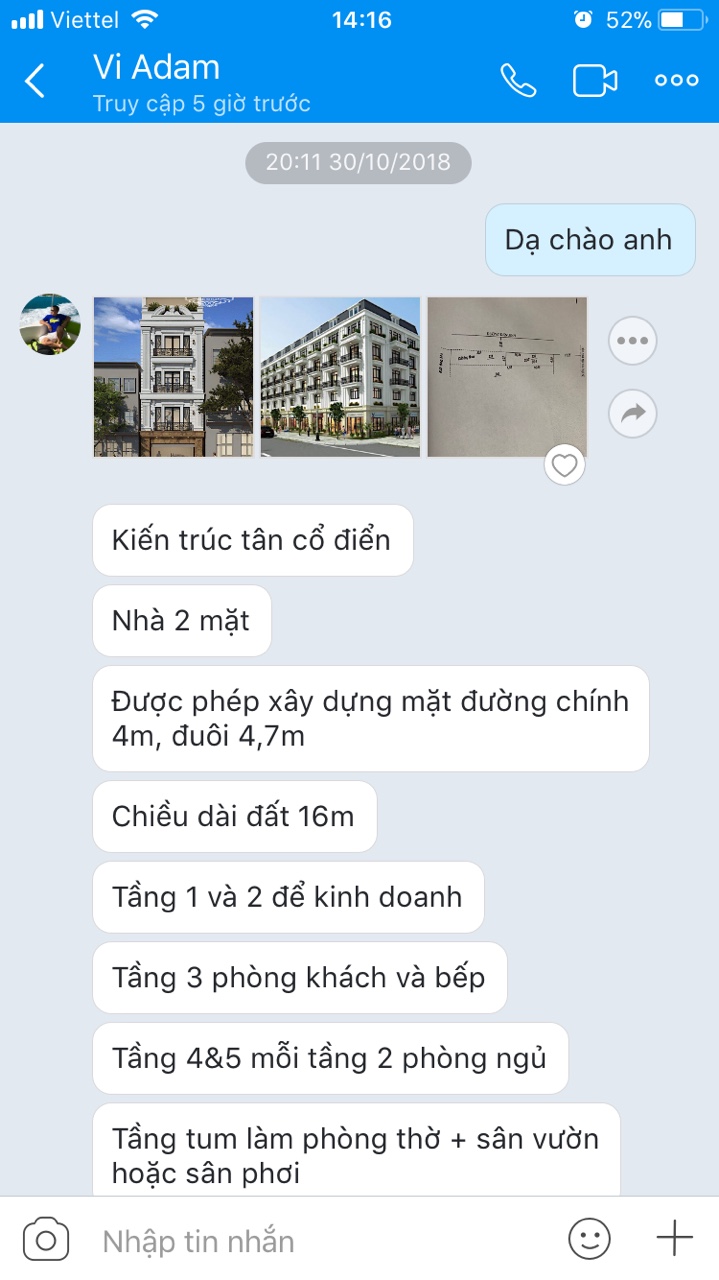 Yêu cầu thiết kế nhà phố kết hợp kinh doanh