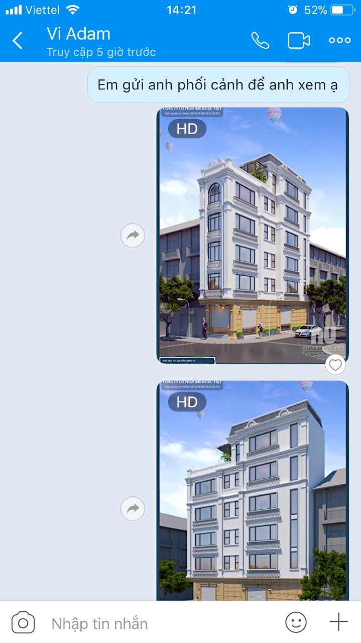 Phương án kiến trúc căn nhà ở kết hợp kinh doanh