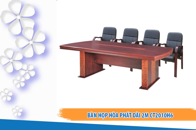 Mẫu bàn họp kích thước dài 2m