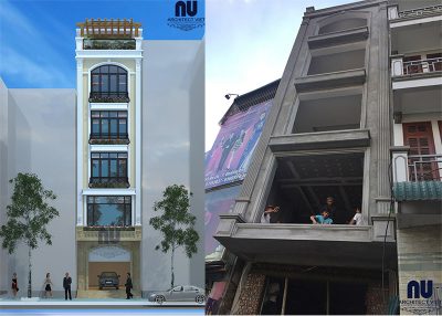 Chi phí xây nhà 5 tầng 80m2 tại Hà Nội