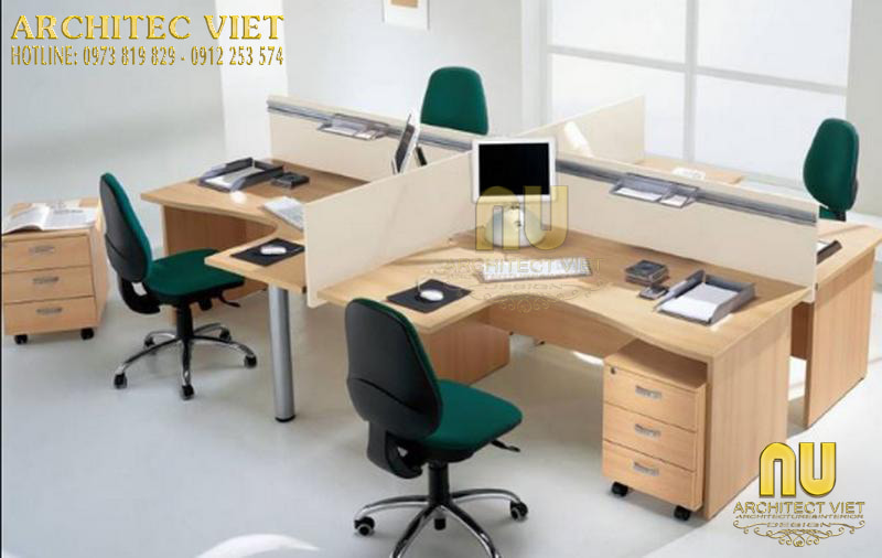 Mẫu bàn ghế làm việc đẹp