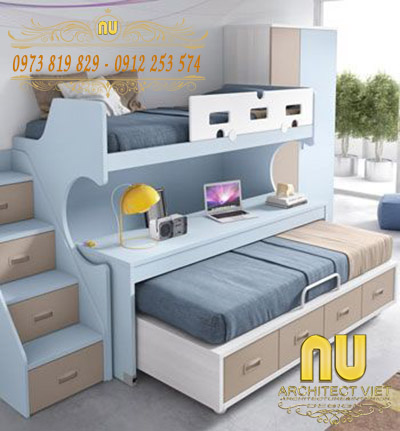 giường đa năng Mẫu giường đa năng thông minh