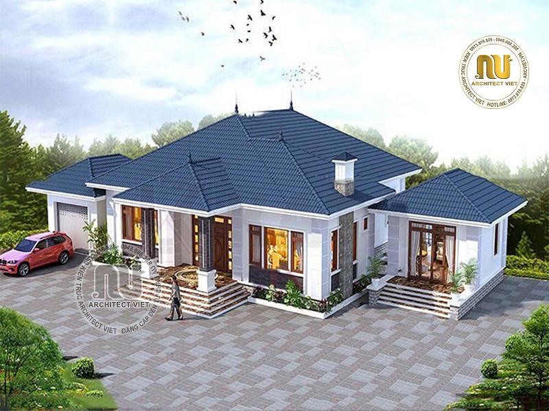 Biệt thự 1 tầng 5 phòng ngủ