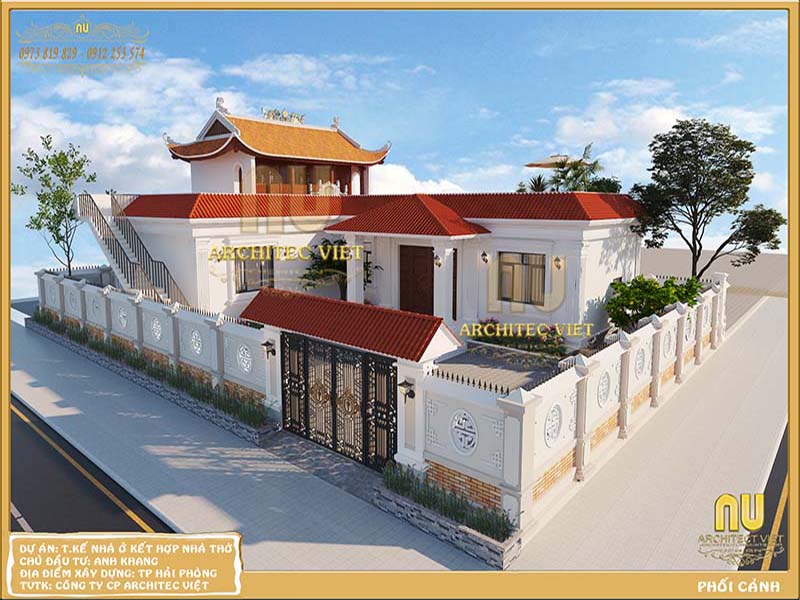 mẫu nhà ở kết hợp nhà thờ mau-nha-tho-ket-hop-nha-o